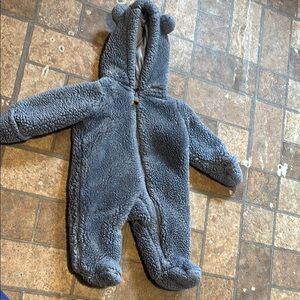 Cozy Gray Kids One Piece